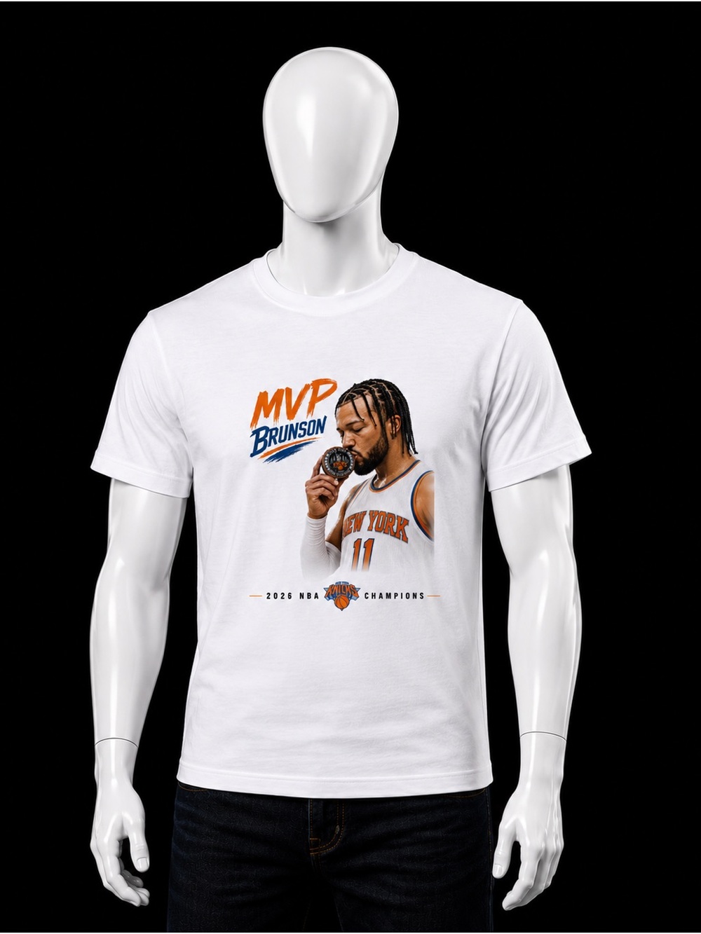 MVP Brunson White Graphic Tee - Men's